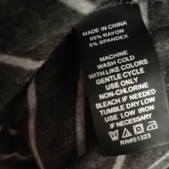 Vince Camuto Womens Petite Striped Crisscross Bandage BodyCon Dress Gray sz PM - Picture 6 of 6